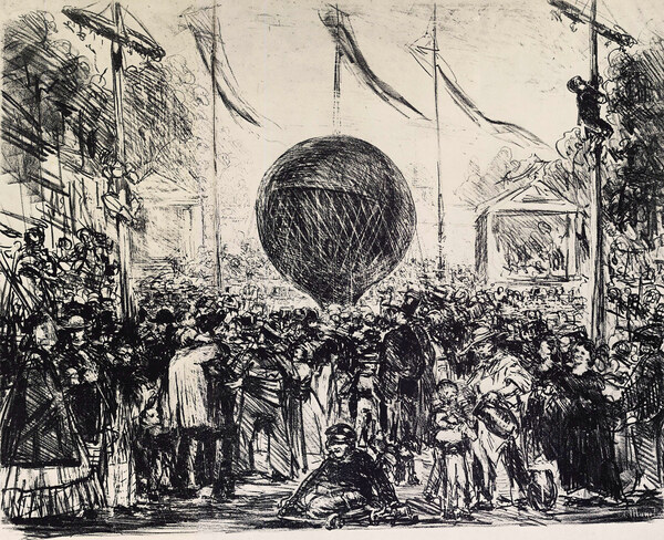 The Balloon by Manet
